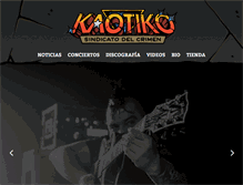 Tablet Screenshot of kaotiko.com